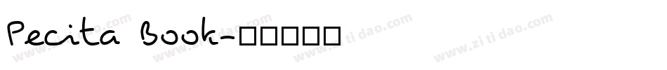 Pecita Book字体转换